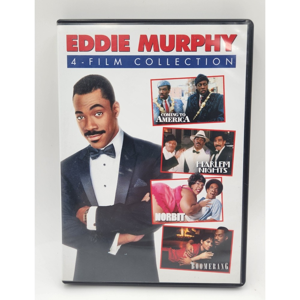 Paramount Eddie‎ Murphy DVD 4-Film Collection Coming To America Harlem Boomerang